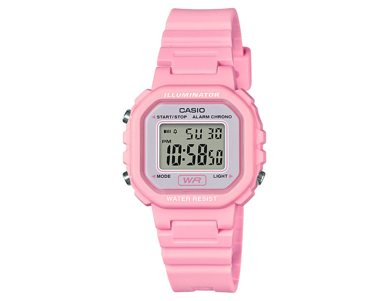 Casio Kids' 29mm LA20WH-4A1 Resin Watch - Pink