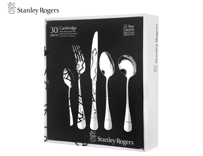 Stanley Rogers 30-Piece Cambridge Cutlery Set