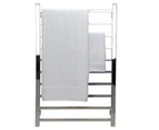EZY FIT Heated Towel Rail - Square Tube (W600mm x H920mm) - Polished SS