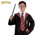 Harry Potter Kids' Gryffindor Tie - Maroon/Yellow 1