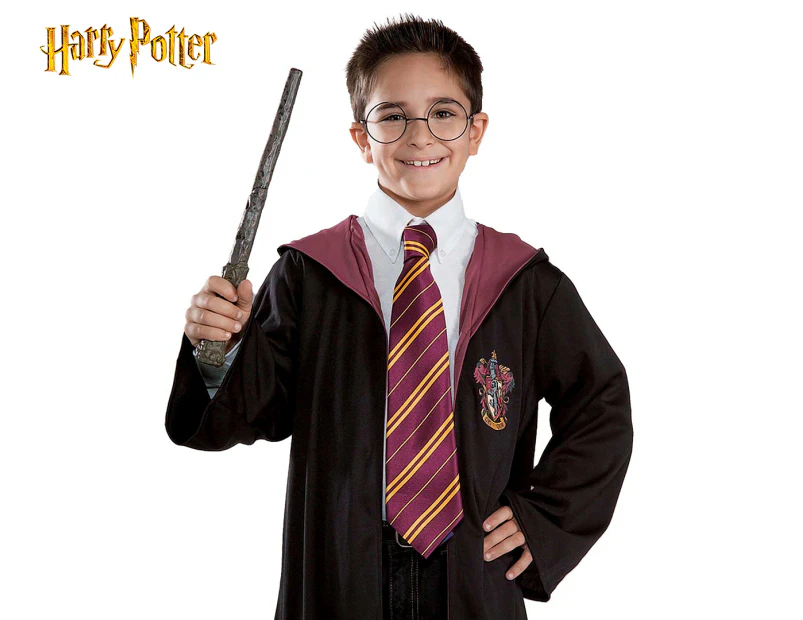Harry Potter Kids' Gryffindor Tie - Maroon/Yellow