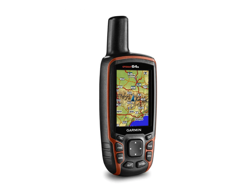 Garmin GPSMAP 64S Easy Handheld Satellite Backlight IPX7 Waterproof AA Battery