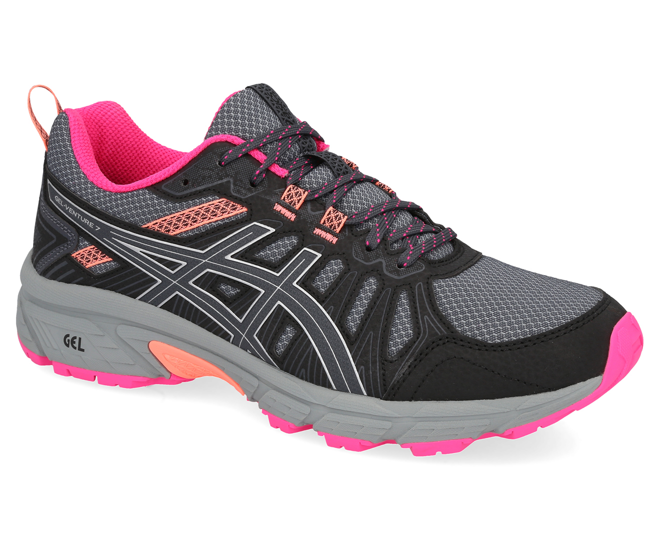 ASICS Women's GEL-Venture 7 Trail Running Shoes - Carrier Grey/Silver ...