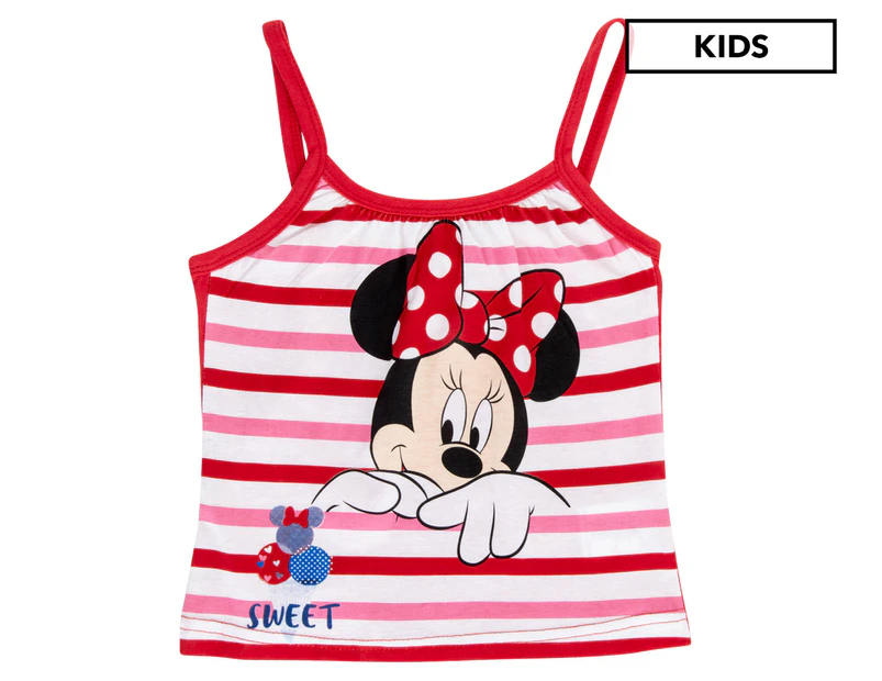 Minnie Mouse Girls' Singlet Top - Red