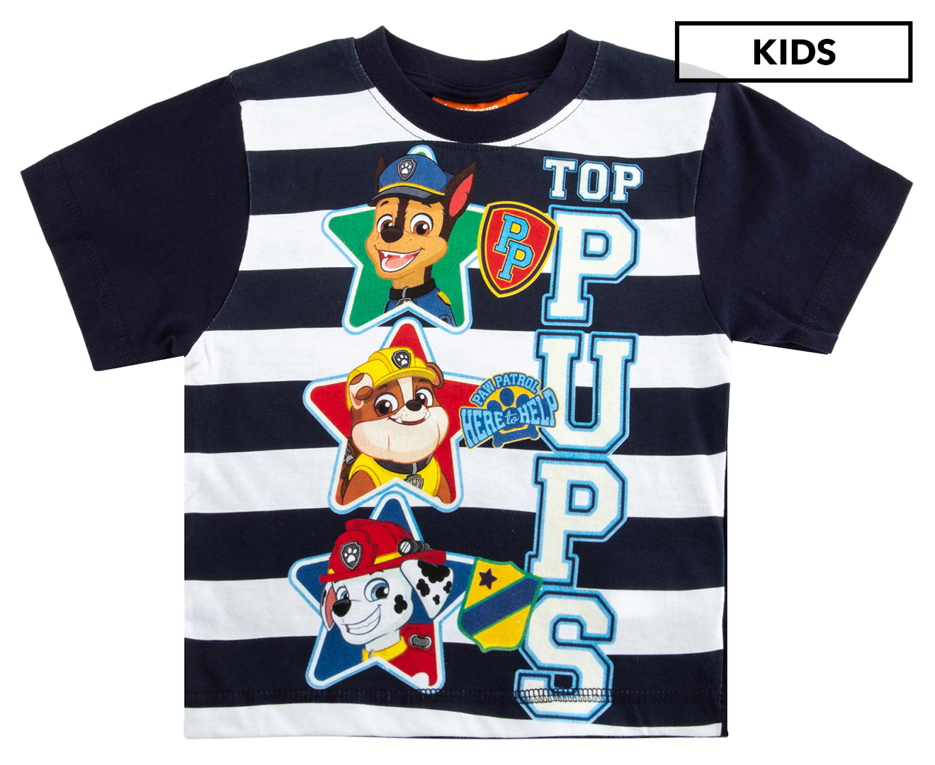 Paw Patrol Boys' Tee / T-Shirt / Tshirt - Navy | Catch.com.au