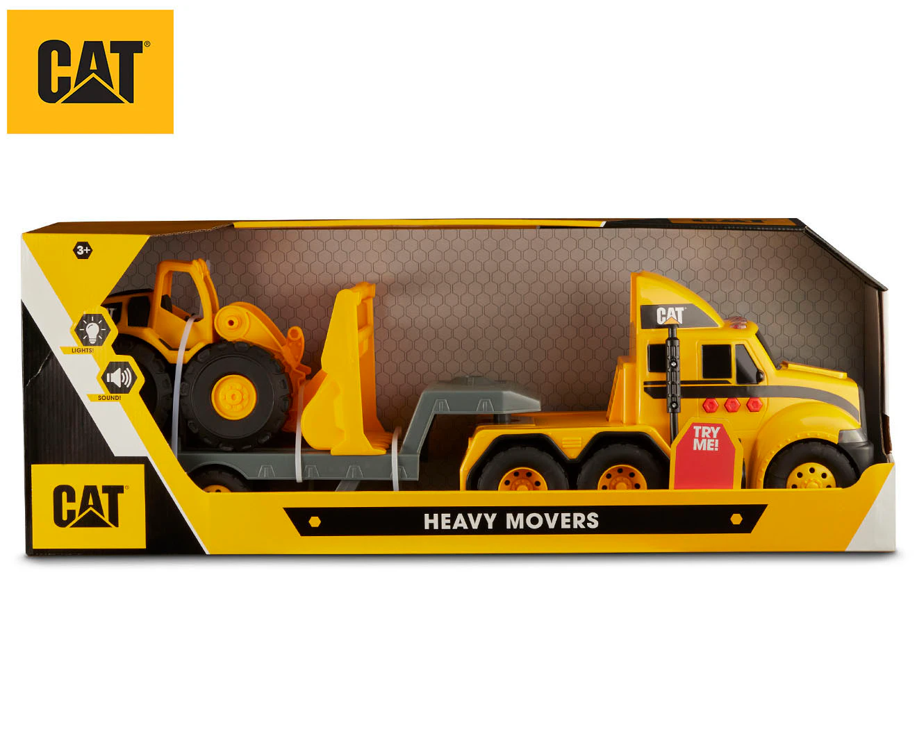 CAT Heavy Mover Semi Trailer Flatbed w/ Loader