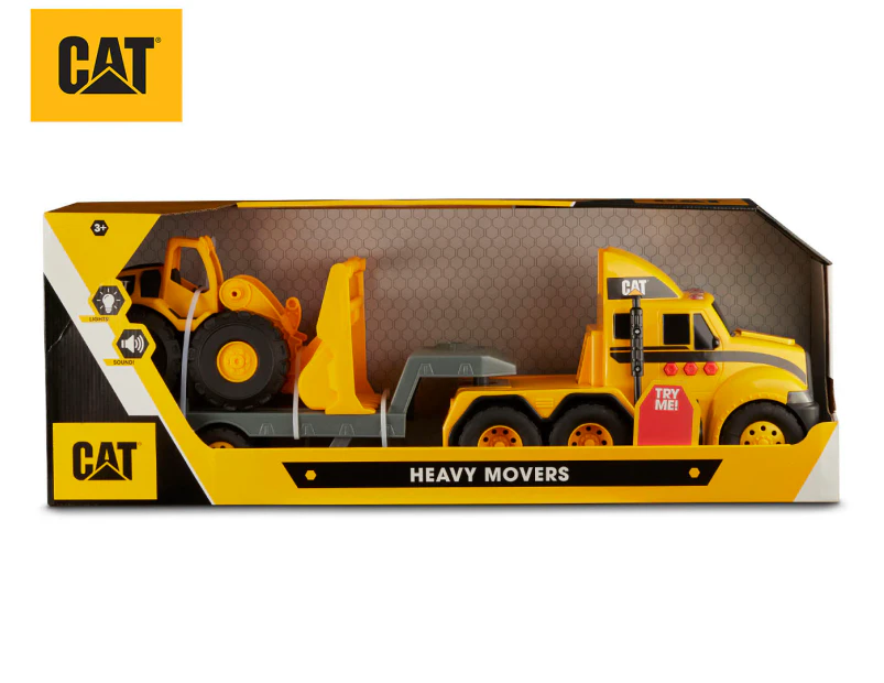 CAT Heavy Mover Semi Trailer Flatbed w/ Loader