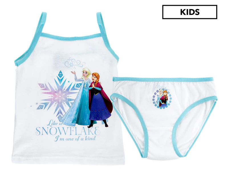 Frozen Girls' 2-Piece Underwear Set - White