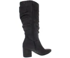 Seven Dials Women's Boots - Knee-High Boots - Charcoal/Suedette