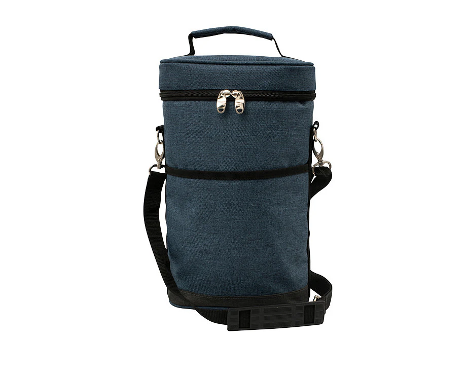 Karlstert Premium 2 Bottle Carrier - Blue