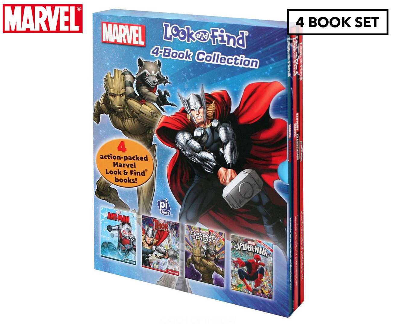 Marvel　Collection　Look　Find　Hardback　4-Book