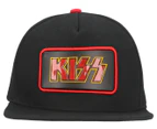 Kiss Metal Plate Logo Cap - Black