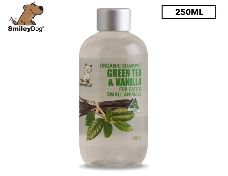 Smiley Dog Smiley Cat Green Tea & Vanilla Cats & Small Animals Shampoo 250mL