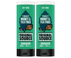 2 x Original Source Shower Gel Mint & Tea Tree 500mL