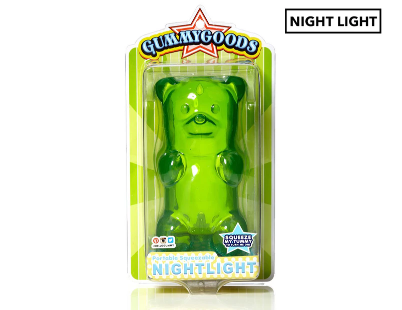 Gummygoods Gummy Bear Night Light - Green Apple