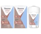 2 x Rexona Women's Clinical Protection Antiperspirant Deoderant Cream Shower Clean 45mL 1