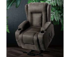 Artiss Massage Chair Recliner Lounge Electric Velvet