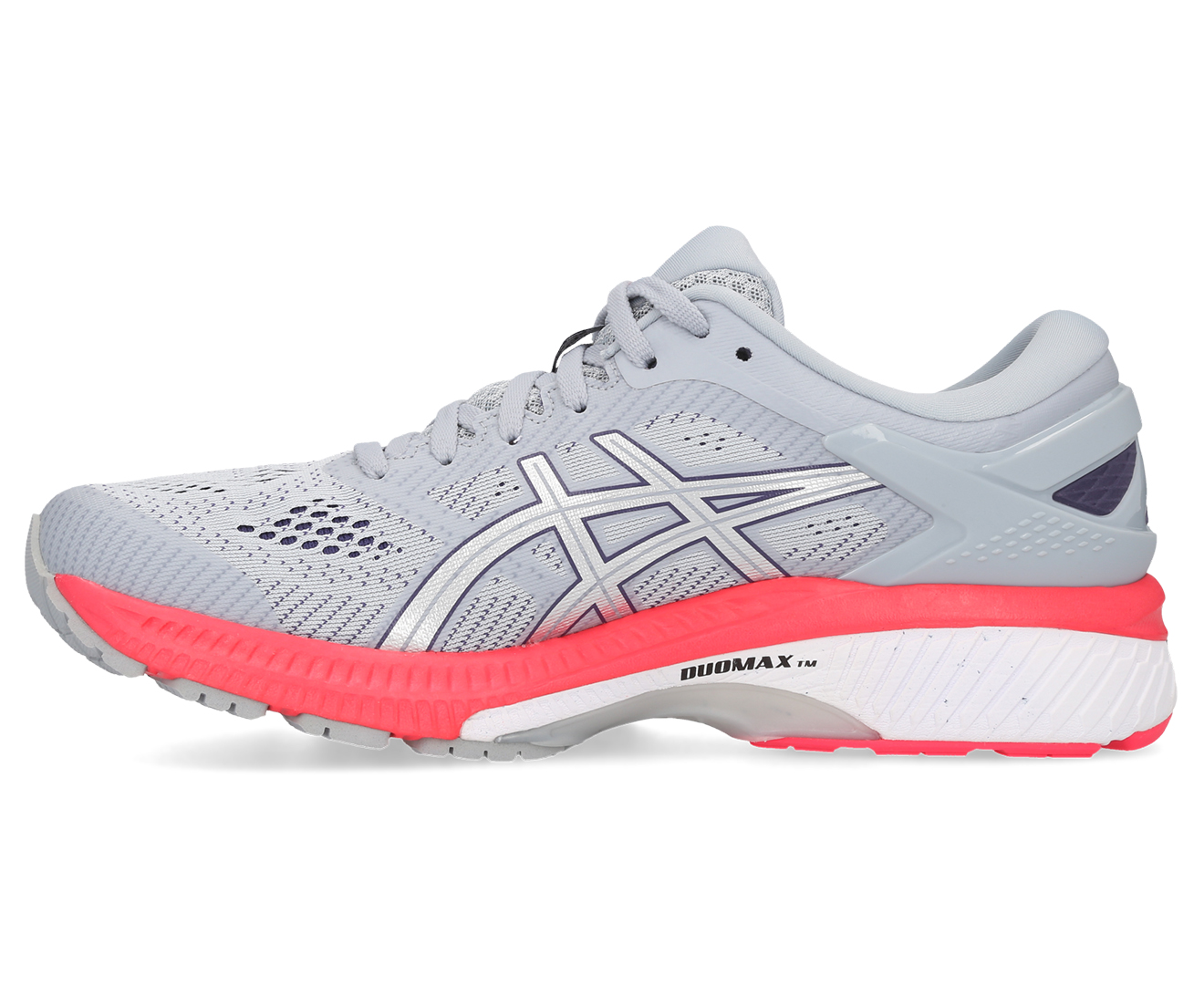 ASICS Women s GEL Kayano 26 Running Shoes Piedmont Grey Silver Catch