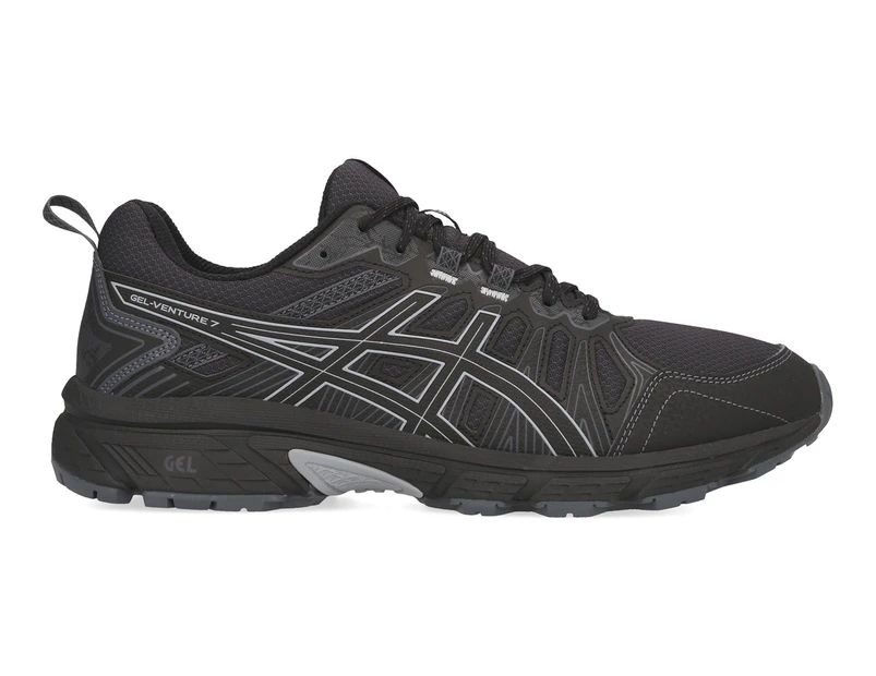 ASICS Men's GEL-Venture 7 Trail Running Shoes - Black/Sheet Rock