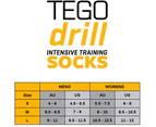 TEGO - Socks - Ankle - Cotton Comfort - Unisex - BG Orange Blue - 2 Pack