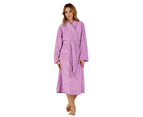 Slenderella HC3307 Woven Dressing Gown - Lilac