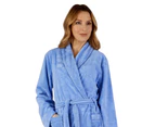 Slenderella HC3307 Woven Dressing Gown - Lilac