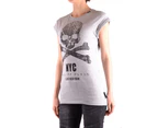 Philipp Plein Women's T-Shirt In Grey Women Clothing T-shirts