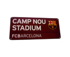 FC Barcelona Metal Street Sign (Maroon) - BS1378