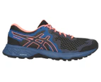 ASICS Women's Gel-Sonoma 4 Trail Running Shoes - Black/Sun Coral