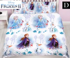Disney Frozen II Element Rotary Double Bed Quilt Cover Set - Multi