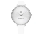 Tommy Hilfiger Women's 38mm Kelly Leather Watch - White