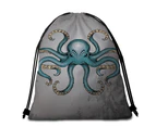 Angry Octopus Beach Towel