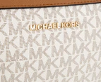 Michael Kors Jet Set Item Large Crossbody Bag - Vanilla/Acorn