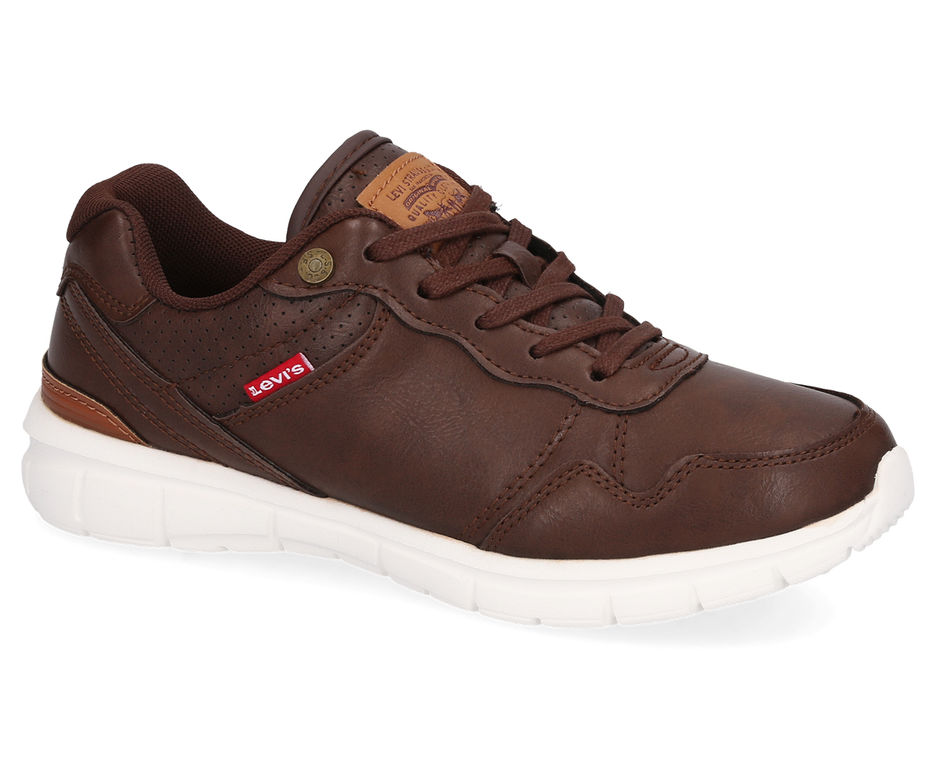 Levi's Boys' Grade-School Colby Burnish Shoes - Brown 