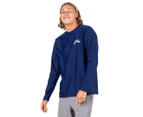 Rusty Men's Competition Long Sleeve Rashie - Navy Blue