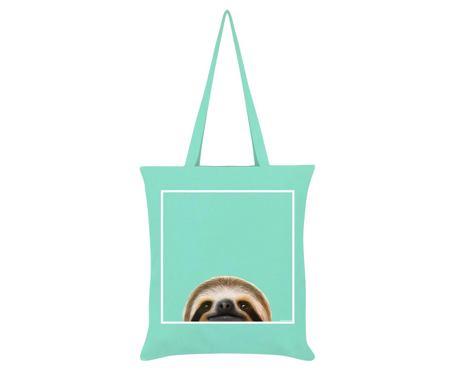 Inquisitive Creatures Sloth Tote Bag (Mint) - GR1491