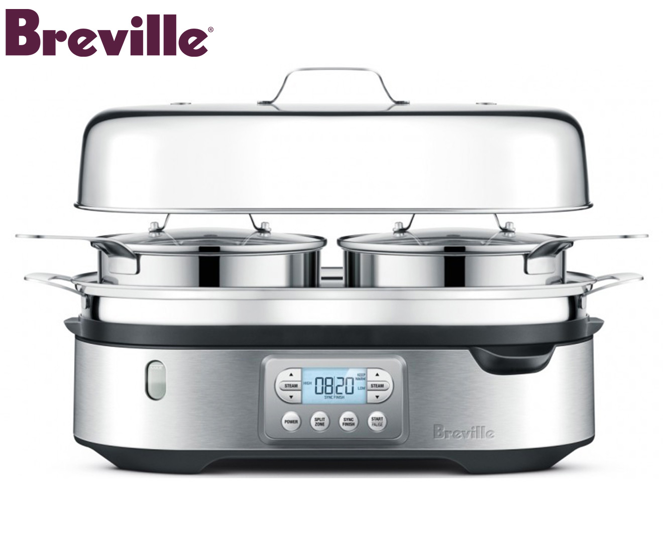 Breville The Steam Zone Steamer BFS800BSS Catch.co.nz