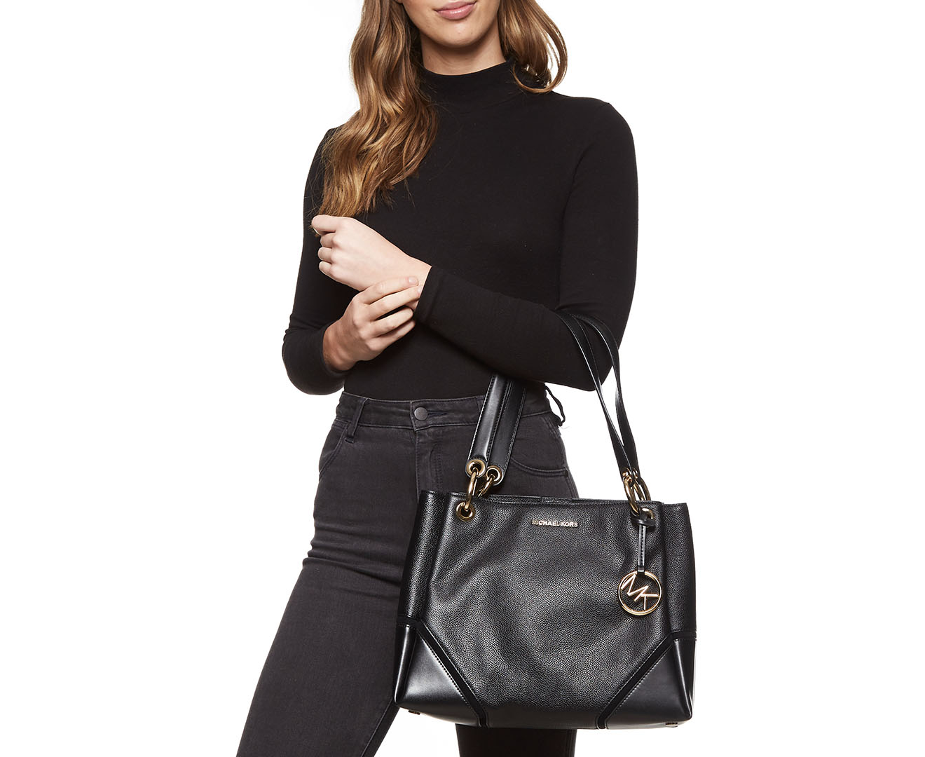 Michael kors nicole large deals shoulder tote