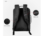 Swisswin Swiss waterproof 15.6" laptop Bag  School bag Travel Briefcasee with backpack SWE1018 Black 5
