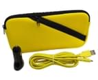 3rd Earth Nintendo Switch Lite Travel Kit w/ Car Charger - Yellow 1