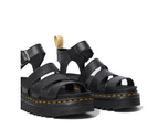 Dr. Martens Women's Vegan V Blaire Slide Sandals - Black - Black