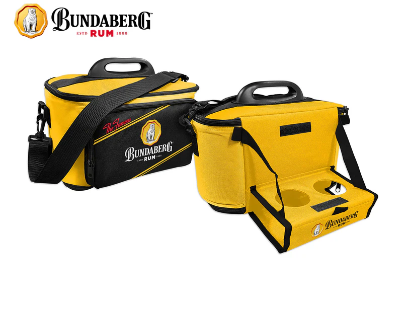 Bundaberg Rum Cooler Bag w/ Tray - Yellow