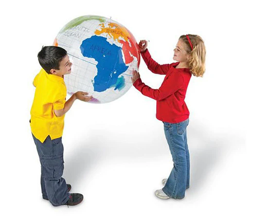 65cm Inflatable Write On & Wipe Off Globe