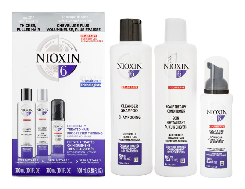 Nioxin System 6 Noticeably Thinning Hair System Kit