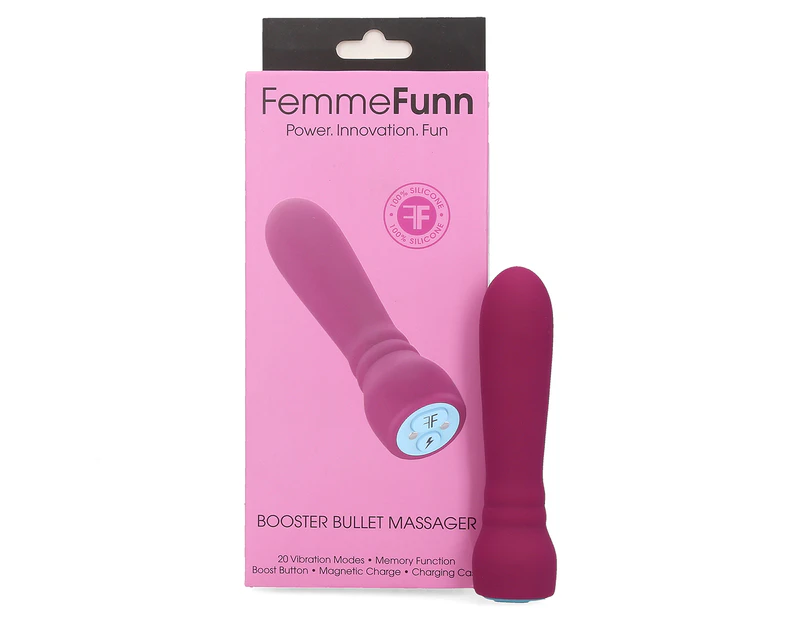 Femme Fun Booster Bullet Vibrator - Fuchsia