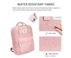SOCKO Backpack Water Resistant College Backpack-Pink