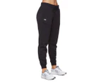 Under Armour Women's Rival Fleece Solid Trackpants / Tracksuit Pants - Black/Onyx White