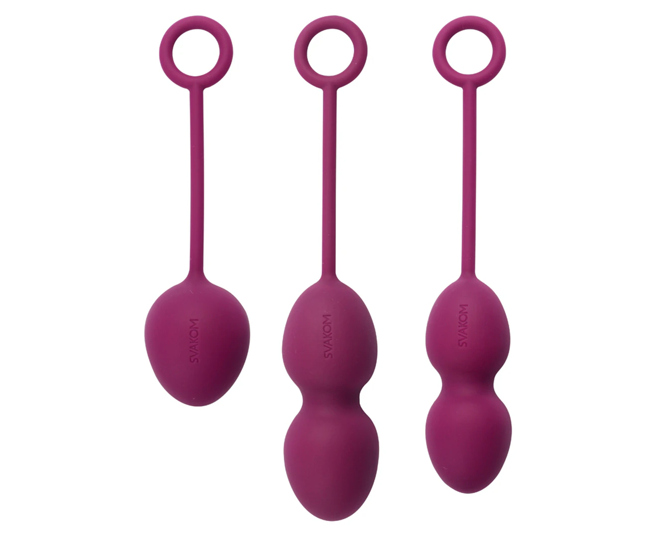 Svakom Nova Kegel Balls - Plum Red