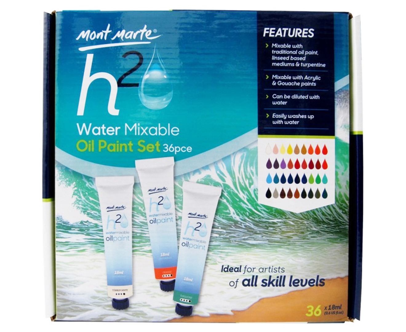 Review: Mont Marte H20 Water Mixable Oil Paints