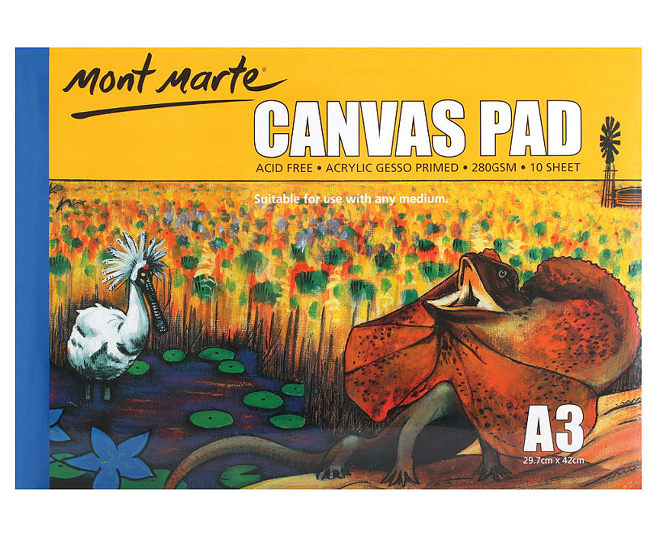 Mont Marte A3 Canvas Pad - White